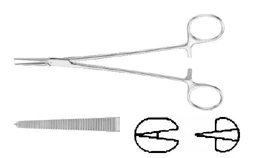 ХЕЛСТЕД-МОСКІТ ЗАТИСКАЧ ДЕЛ. ПРЯМ. 1X2 185MM